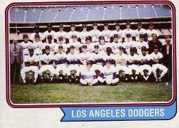 1974 Topps Baseball Cards      643     Los Angeles Dodgers TC